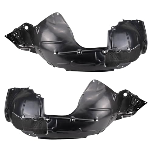 Image of TRQ Front Inner Fender Liner Set Compatible with 2017-2018 Honda Civic HO1248175 HO1249158