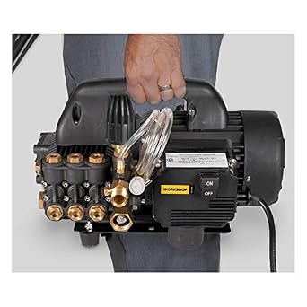 BE Pressure P1515EPNW Electric Pressure Washer, 1500PSI, 1.6 GPM, 1.5 HP, 2 in 1