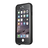 iPhone 6 Waterproof Case, [New Version] 6.6ft Underwater Waterproof Shockproof Dirtproof Full Sealed Case Cover (Black)