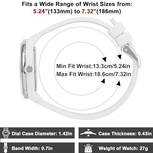 proking kids watch for girls boys children teens analog for kid 8-18 years old learning time and easy to read 50m waterproof with soft band great gift for kids