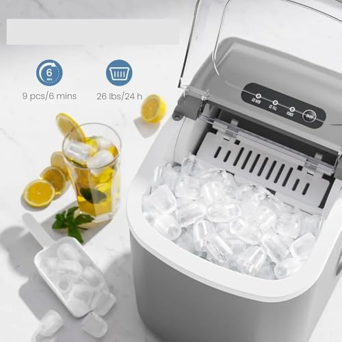 Máquina Portátil de Hielo para Encimera con Asa miniatura 2