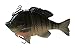 Savage Gear 3D Bluegill Line Thru 5" Slow Sink Soft Bait- BSS-125-DG, Dark Gill