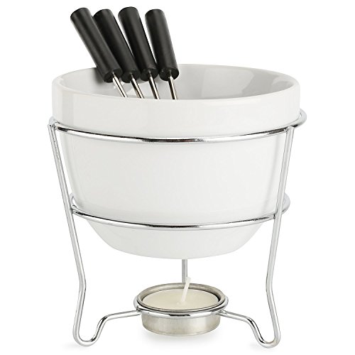 Home Essentials & Beyond White Chocolate Fondue Set In Color Box 5 D In, 1 #TOP1