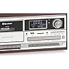 Roadstar HIF-8892DBT Mini Chaîne Hi-FI avec Platine Vinyle Vintage 3 Vitesses 33/45/78, Radio Dab/Dab+/FM, Lecteur CD/CDR/CDRW/CD-MP3, Cassette, Bluetooth, USB/Carte SD, Télécommande, Bois