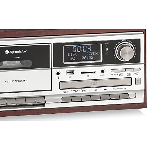 Stereoanlage mit Plattenspieler Roadstar HIF-8892 D+BT