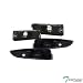 Topline Autopart Black Front Signal Bumper W/Rear Side Marker Lights Lamps K2 93-02 Chevy Camaro