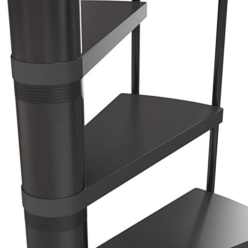Wendeltreppe Dolle Spindeltreppe Calgary anthrazit 11 Stufen