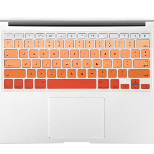 Peau en silicone MacBook Retina finition ombre orange haute performance