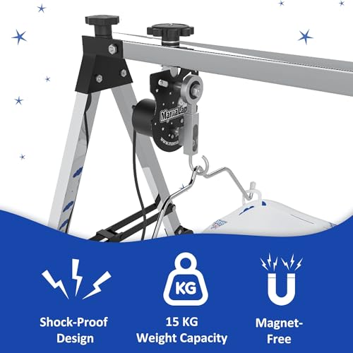 Image of MamaLaps Automatic Cradle Motor Kit (Blue) - SS Folding Cradle-Motor | Adjustable Speed Rocking Mechanism | Auto Palna Kit