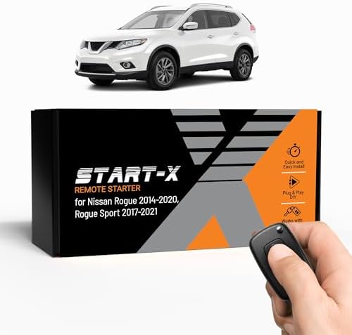 Start-X Remote Start Kit for Rogue 2014-2020, Rogue Sport 2017-2021 || Key Start Vehicles Only || Plug n Play || Zero Wire Splicing || Not Compatible with Rogue Select