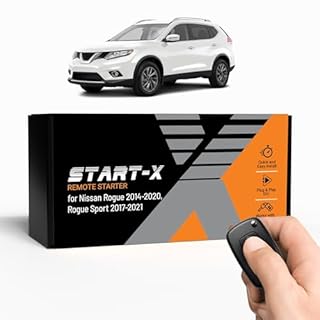 Start-X Remote Starter Kit for Nissan Rogue (2014, 2015, 2016, 2017, 2018, 2019, 2020) & Rogue Sport (2017-2021) Vehicles | Push-to-Start or Key Ignition | Plug N Play Install | Zero Wire Splicing
