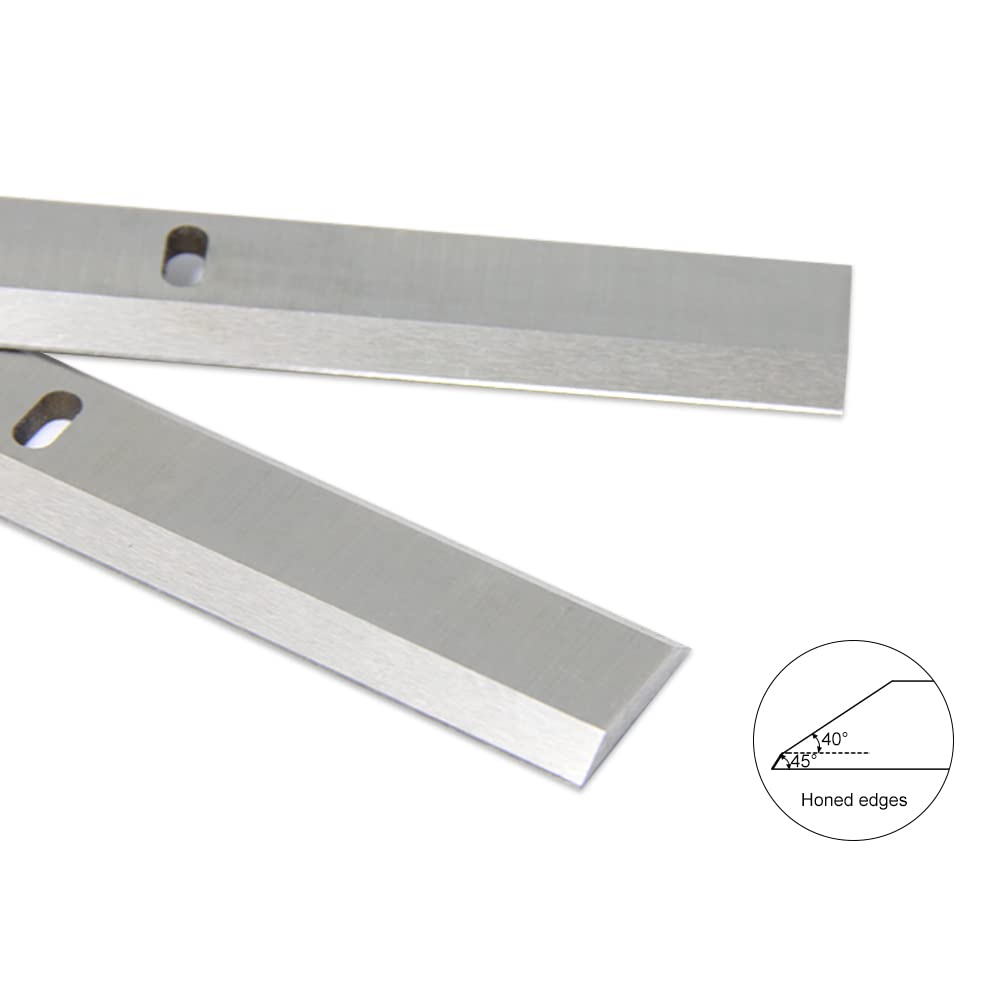2 uds Cuchillos cepilladores 332X18,2X3,2 Mm Espesor HSS Cuchillas cepilladoras de Doble Filo for Herramientas de carpintería RBI 812