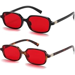 Black Frame Red Lens &Tortoise Frame Red Lens