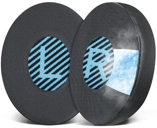 Image of SOULWIT Cooling-Gel Ear Pads Replacement for Bose On-Ear 2 (OE2 & OE2i) / SoundLink /SoundTrue On-Ear Headphones, Earpads Cushions with High-Density Noise Isolation Foam - Black