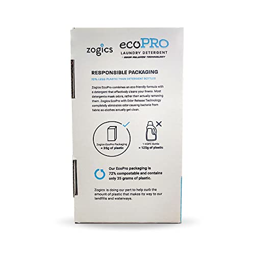 Zogics Ecopro Laundry Detergent – Liquid Laundry Detergent With He, Eco-Friendly Formula, Hypoallergenic & Safe On Colors (Lavender Scent, 100 Fl. Oz.) #TOP5