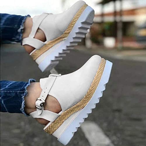 Sandales plage espadrilles femme en cuir vintage pour des vacances confortables