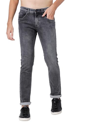 Image of KETCH Mens Black Slim Fit Jeans