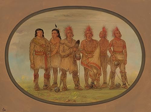 Poster George Catlin Black Hawk impression haute définition sur toile sans cadre 50x70 cm Saukie