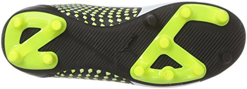 PUMA Kids' Adreno III FG Soccer-Shoes,Puma Black-Puma White-Safety Yellow,3.5 M US Big Kid4