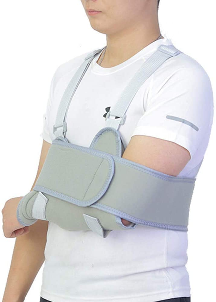 Cabestrillo para Brazo con Correa para La Cintura Sea Adecuado para Dormir Eslinga Fracturada Liviana Ajustable para Muñeca Codo Soporte para Antebrazo