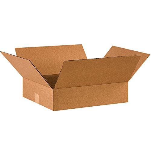 Image of TAPE LOGIC 16 x 14 x 4 Corrugated Cardboard Boxes, Flat 16 inchL x 14 inchW x 4 inchH, Pack of 25 | Shipping, Packaging, Moving, Storage Box for Home or Business, Strong Wholesale Bulk Boxes