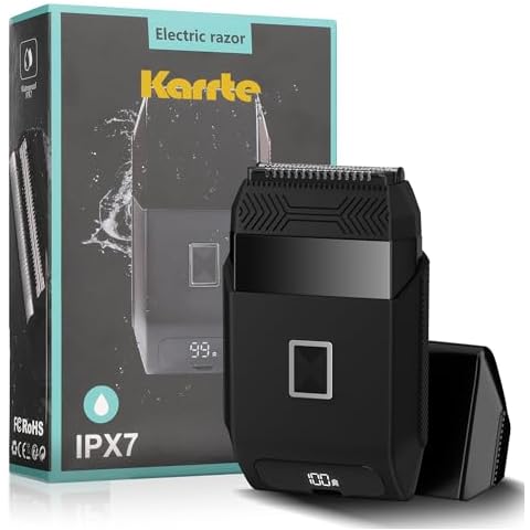 Karrte Compact Face Shaver with USB-C Charging Cover