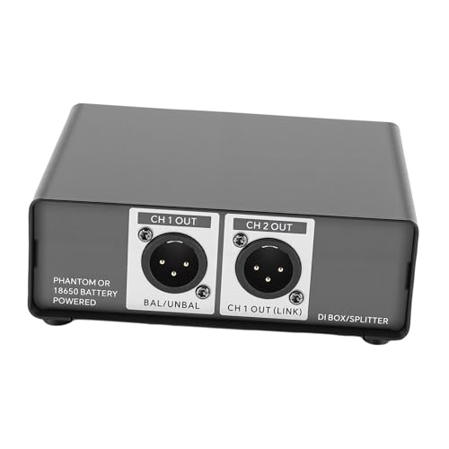 Pomya �A�N�e�B�u DI �{�b�N�X�AGND �ڒn�≏�� 2 �̃o�����X XLR �o�͂�������v���t�F�b�V���i�� �_�C���N�g �{�b�N�X�A�X�e�[�W �M�^�[ DJ �R���g���[���[ ���C�u �T�E���h �X�^�W�I ���R�[�f�B���O�p