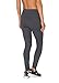 RBX Active Women's Cotton Spandex Tummy Control Workout Legging,Charcoal Grey,Large