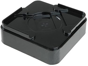 Raise It - Black Furniture Risers 16 Pack - for the Bed, Desk, Table or Dresser - Eliminating Back Pain When Sitting at a Desk or Table, for Extra Storage Space Under-Bed or Under Any Furniture, or for Elderly to Get in or Out of Bed Easier