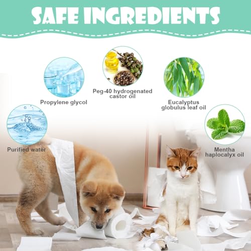 Adiwo Knabberschutz Hund, 100ml Anti Kau Spray Für Hunde Katzenabwehrspray Erziehungshilfen für Hunde Mildes Bitterspray Hund Effektiver Kaustopp Bei Möbel Kleidung Schuhen Für Hunde Katzen