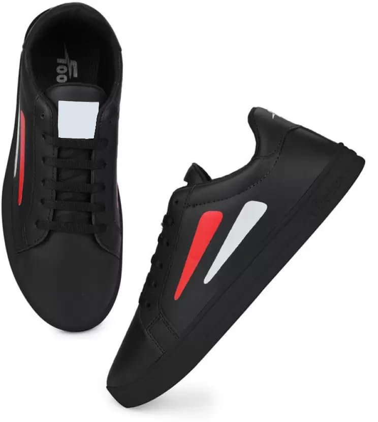 World Wear Footwear Stylish Casual Sneakers Sports Running Shoes for Men’s-(Black-BAZR-9575-P) World Wear Footwear Stylish Casual Sneakers Sports Running Shoes for Men’s-(Black-BAZR-9575-P)