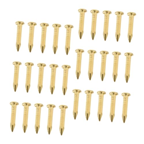 100 clavos de cobre NUOBESTY para muebles y proyectos de reparación miniatura 1