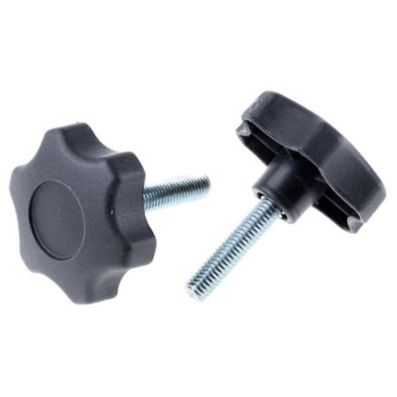 Nylon Male Scallop Handwheel knob M10x40, Pack of 10, MFR: 161206