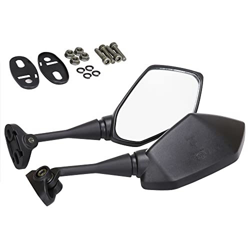 TABEN Motorrad-Rückspiegel Seitenspiegel Hawk-Eye mit 7/8 'Lenkerklemme (E-Mark)