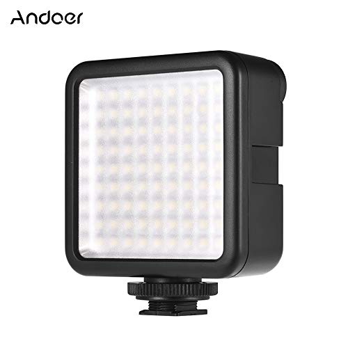 Docooler Andoer W81 Mini Câmera Interlock Led Painel De Luz 6.5 W Dimmable 6000 K Filmadora Lâmpada