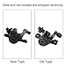 Honio Black Scooter Brake Device with 50mm Hole Electric Scooter Brake for Brake Electric Scooter