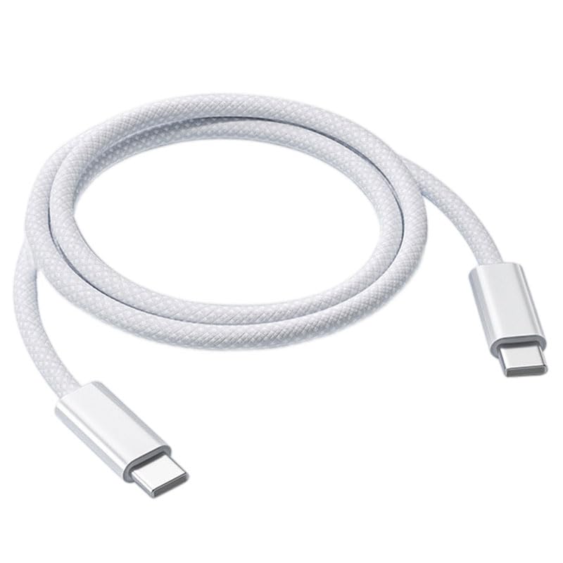 0,5m IPhone Ladekabel USB C auf USB C Kabel Kurz Schnellladekabel für IPhone 17 Air/16 Pro Max/15 Plus/17E/16E,Handyladekabel Datenkabel Type C für iPad Pro 10/11th,Google Pixel 10/9/8, Samsung Galaxy