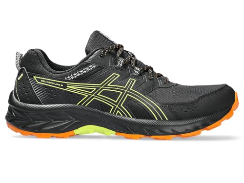 ASICS Men's Gel-Venture 9 Running Shoes, 9.5, Black/NEON Lime