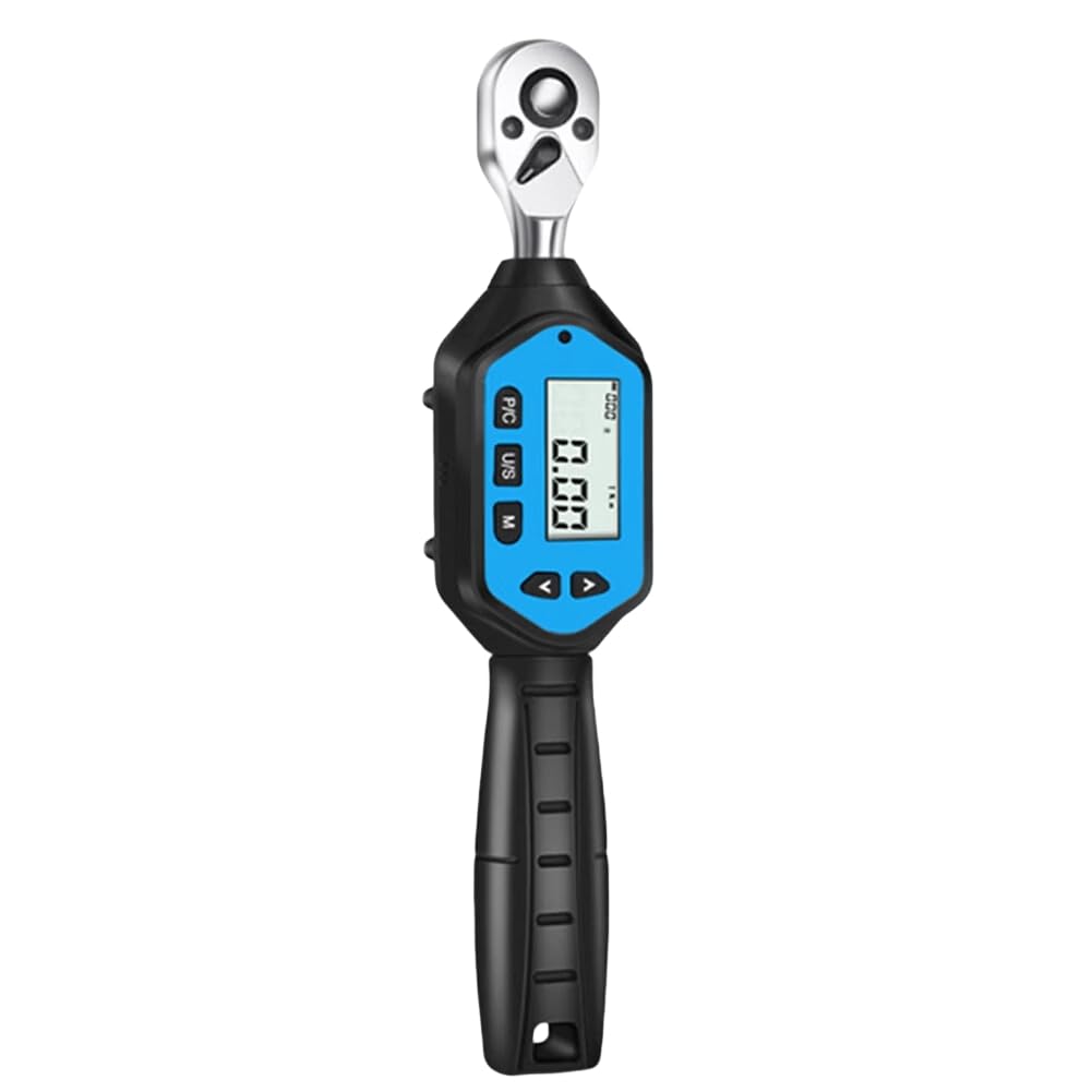 Udsknv[Ksl Black Zwm-R Automotive Repair Tool- Mini Digital Torque Wrench With 10-Piece Socket Set For Tightening Tasks Zwm-R-10