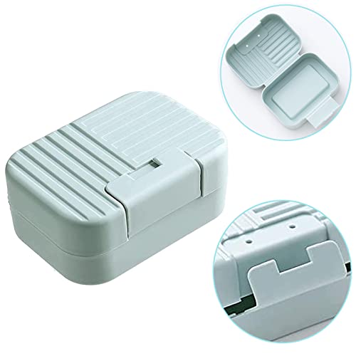 Travel Soap Case Box,2Pcs Soap Box,Soap Dish with Lid,Portable Shower Soap Box,Sealed soap dish with lid,Perfect for Bathroom Travel - Image 3