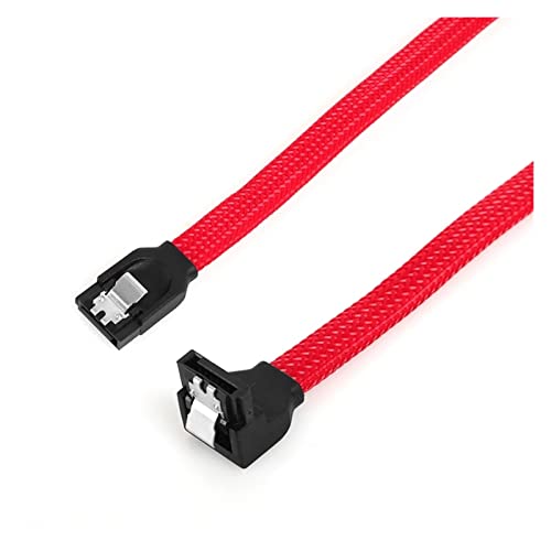 Cable SATA 3.0 III 7pin 1m Nylon Premium 3PCS