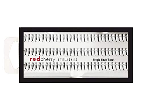 Preisvergleich Produktbild Red Cherry - Einzelwimpern Single short black ca. 8mm in schwarz