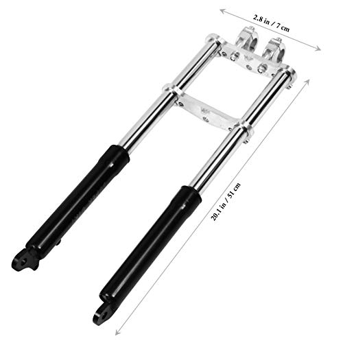 Minibike Suspension Kit, Complete Front Fork Assembly, Universal