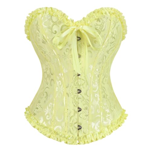 Image of frawirshau Women's Overbust Costume Corset Renaissance Victorian