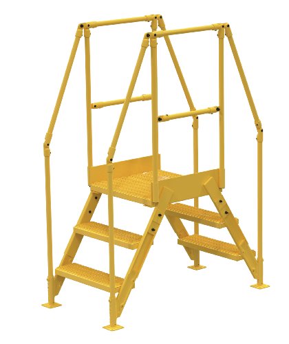 Vestil COL-3-26-14 Cross Over Ladder, Steel, 54-1/2