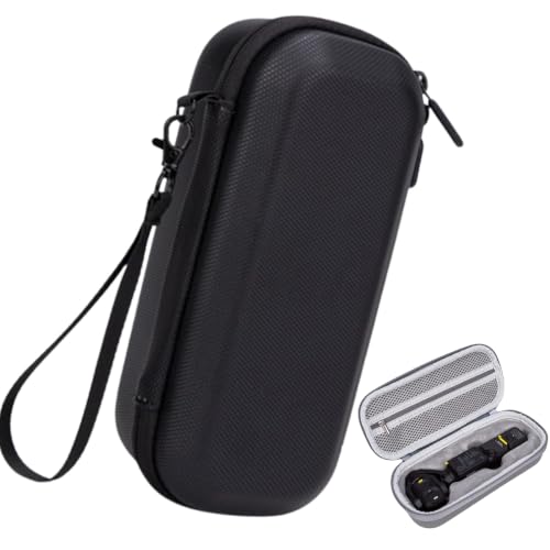 DJI Osmo Pocket 4 Pro �p ���[�P�[�X ���[�o�b�O PU �h�� �L�����[�P�[�X �R���p�N�g �g���x���P�[�X �����^�щ\ �ϏՌ� (Black)