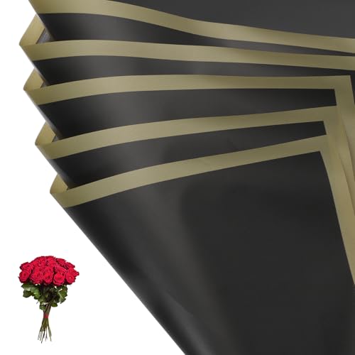 Papiers floraux pour mariage imperméables, emballage cadeau de fleurs 20 feuilles