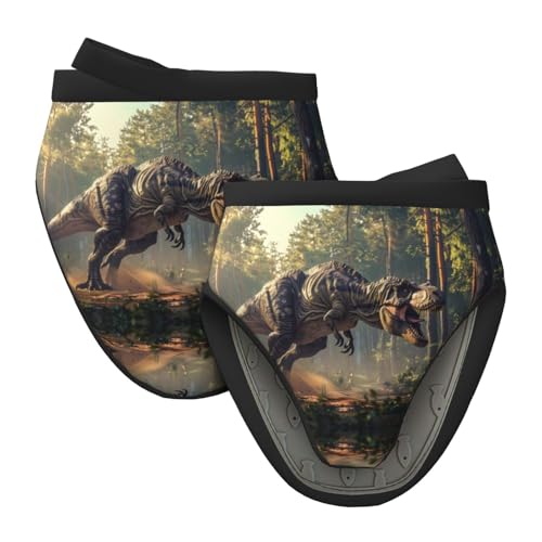Mini guantes de horno de silicona, guantes de horno de dinosaurio de la selva, resistentes al calor, soportes para ollas para cocina y hornear, bonitos guantes de horno, 2 unidades
