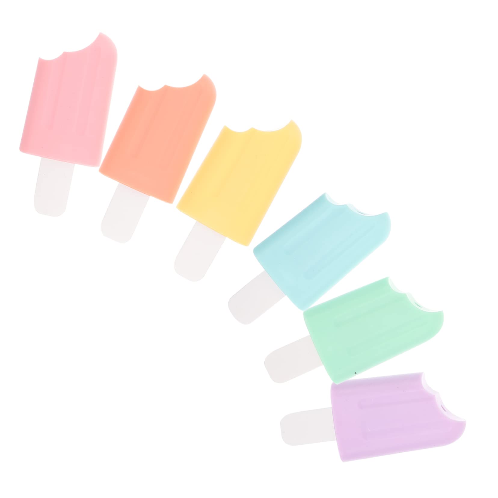 Lurrose 4 Set Di Pennarelli Evidenziatori Fluorescenti in Plastica Per Studenti Segnalibri Materiale Scolastico 6 Pezzi*4