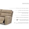 Signature Design by Ashley Modern Next-Gen DuraPella L-Shape Right-Arm Facing Faux Leather 6-Piece Power Reclining Sectional with Adjustable Headrest and USB Charging Ports, Beige
